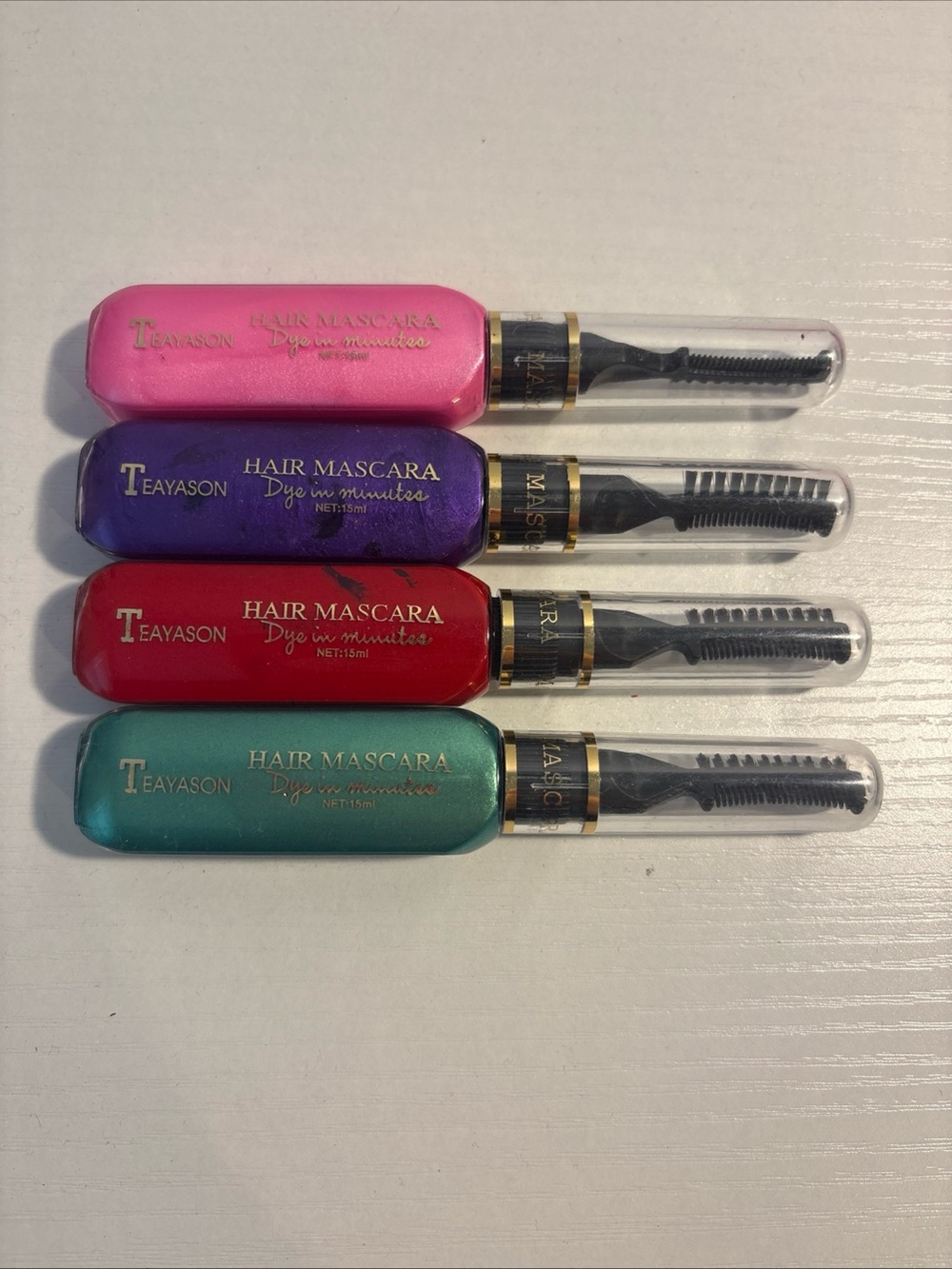 4-Teayason Hair Mascara Dye in Minutes New.